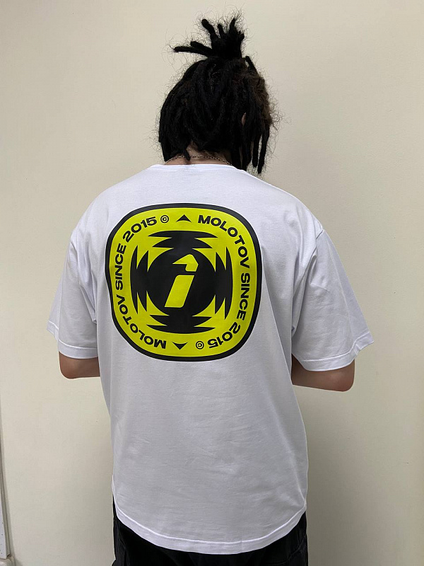 Футболка MOLOTOV Base Icon Back SS'24 White Белый