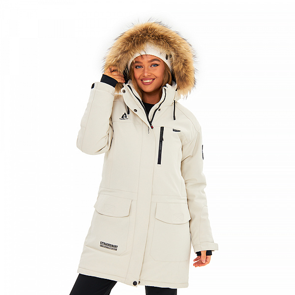 Парка женская AZIMUTH 123/22939_63 Слоновая кость