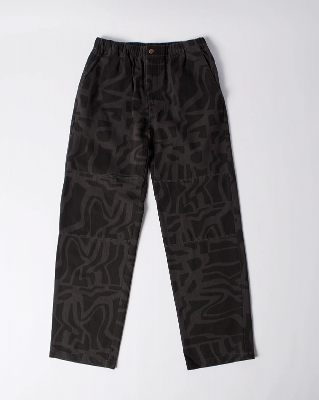 Брюки BY PARRA Broken ftp pants BLACK