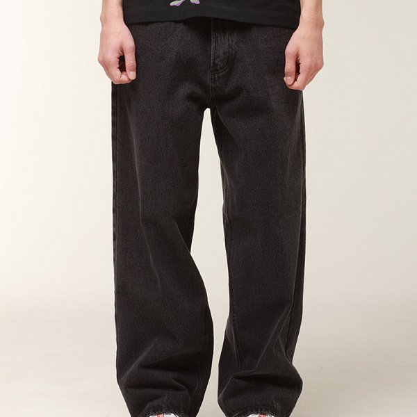 Джинсы OBEY (Regular) BIGWIG BAGGY DENIM FADED BLACK