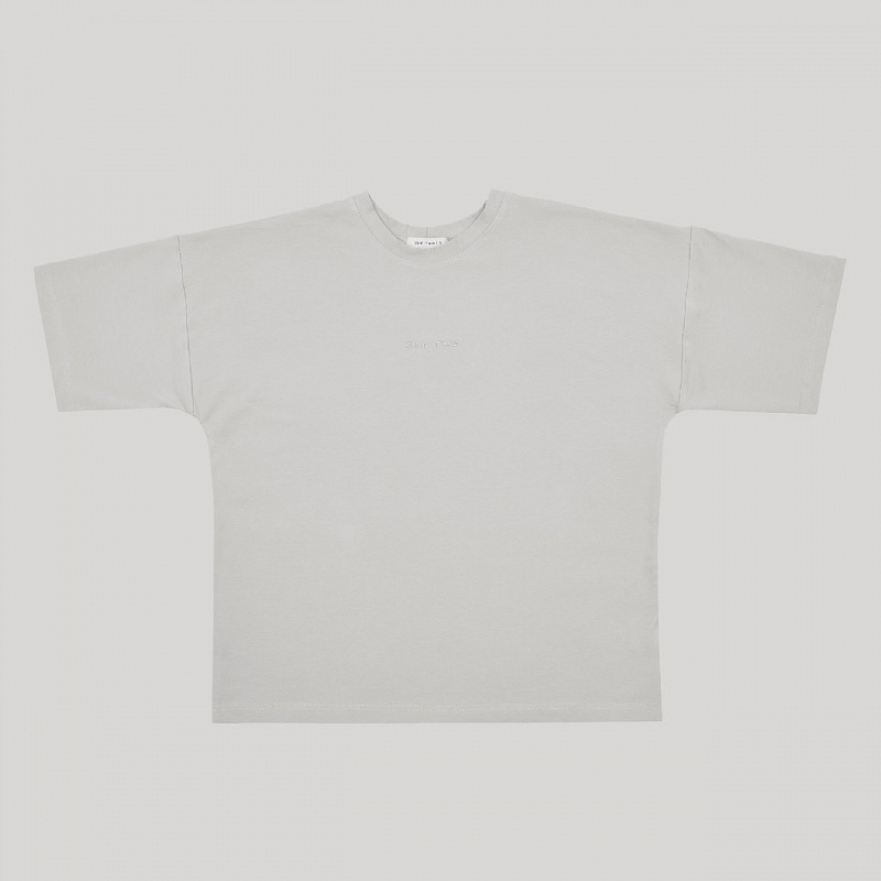 Футболка ONE TWO LOGO Harbor Mist