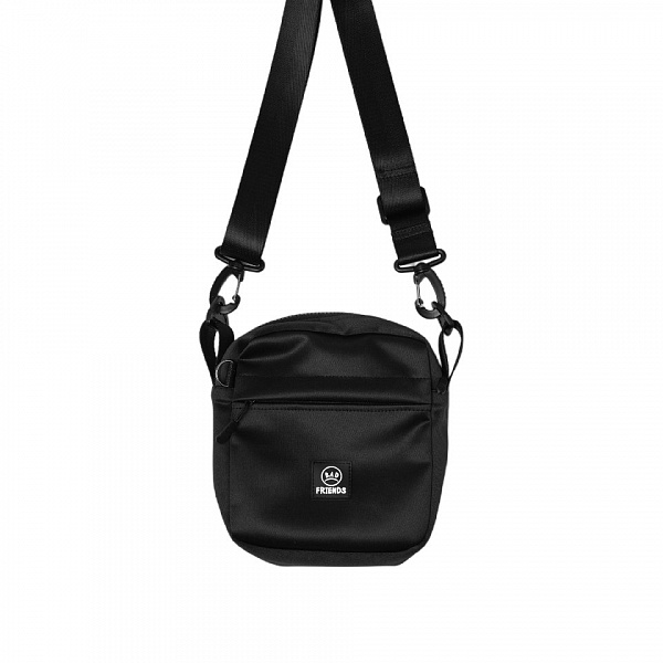 Сумка THE BAD FRIENDS Shoulder bag M black sling плащевка черный