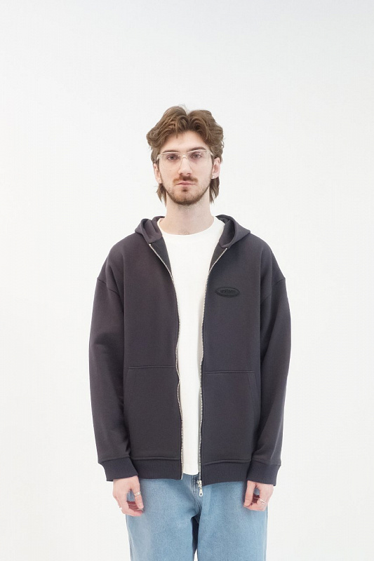 Худи UNIFORM Zip Regular графит
