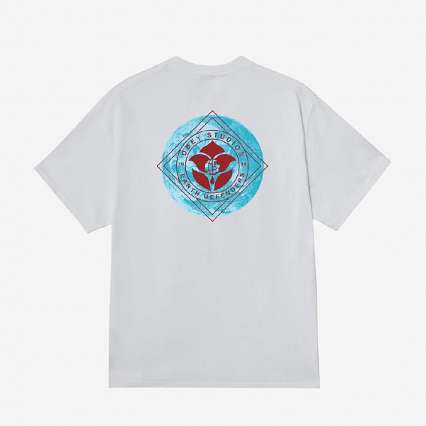 Футболка OBEY EARTH DEFENDERS WHITE
