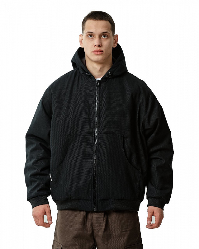 Куртка THE BAD FRIENDS Hood City канвас черный демисезон