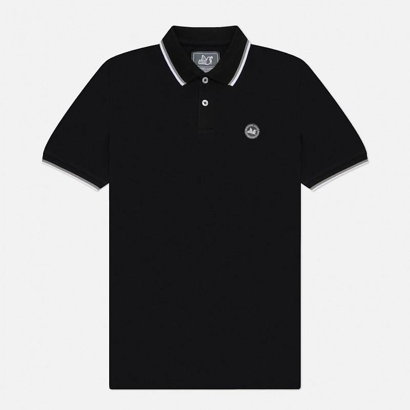 Поло PEACEFUL HOOLIGAN Victoria Polo цвет BLACK
