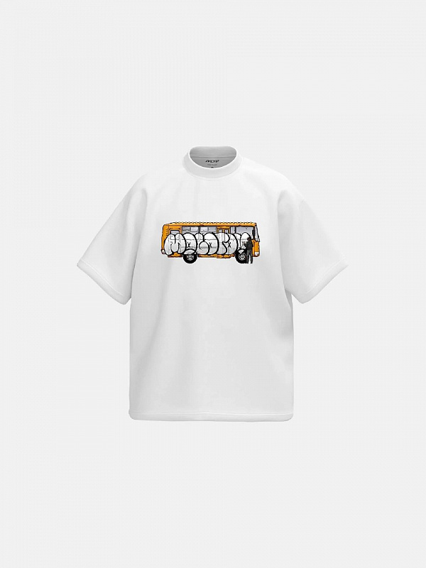 Футболка MOLOTOV Base Bus SS'25 White Белый