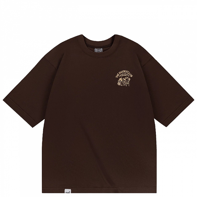 Футболка HAIDED BRUNCH RLXD HW TEE choco.brown коричневый