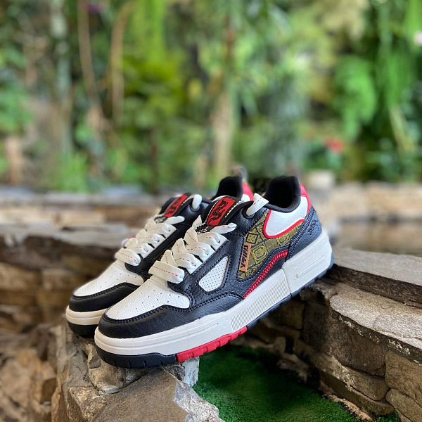 Кеды XTEP Skateboarding Shoes Black/Canvas White белый