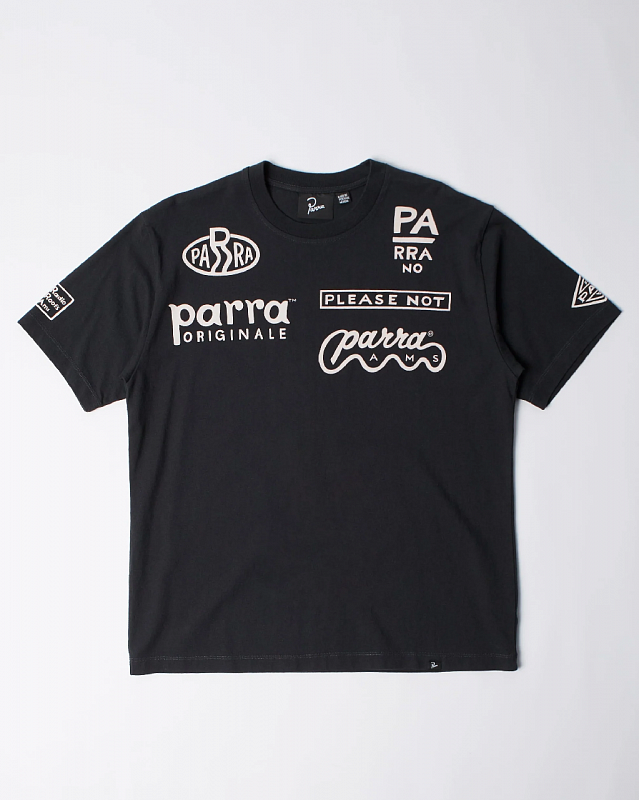 Футболка BY PARRA Media training t-shirt BLACK