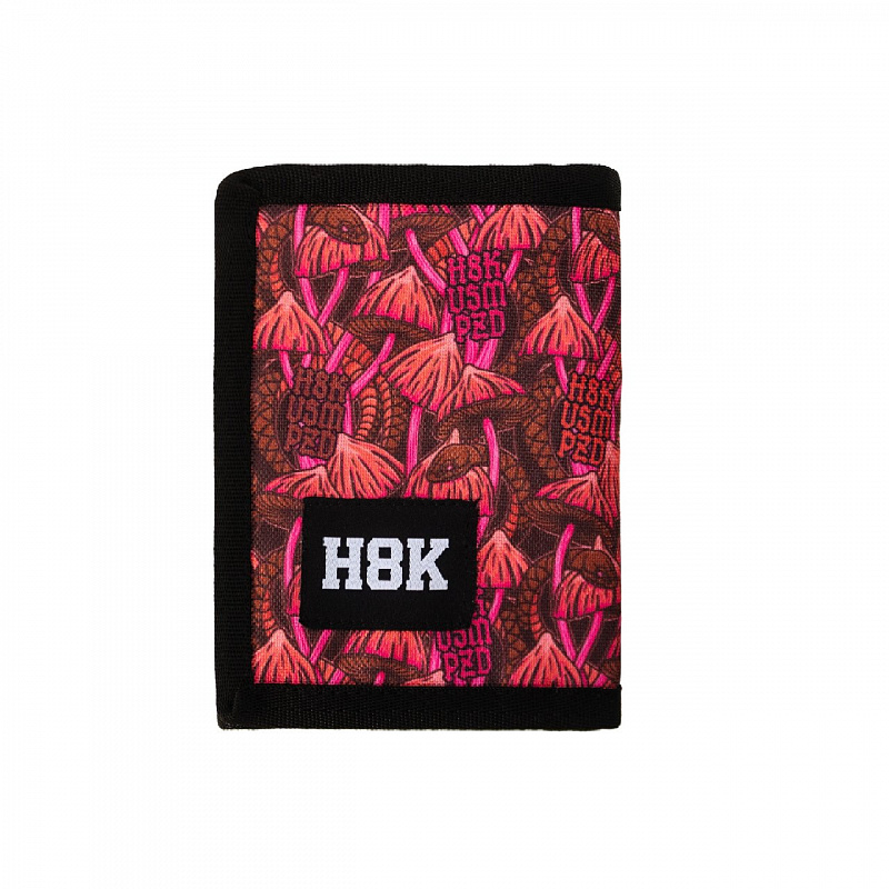 Кошелек HOOK "Грибы" черный