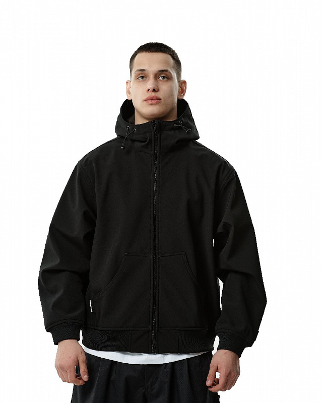 Куртка THE BAD FRIENDS Softshell короткая черный