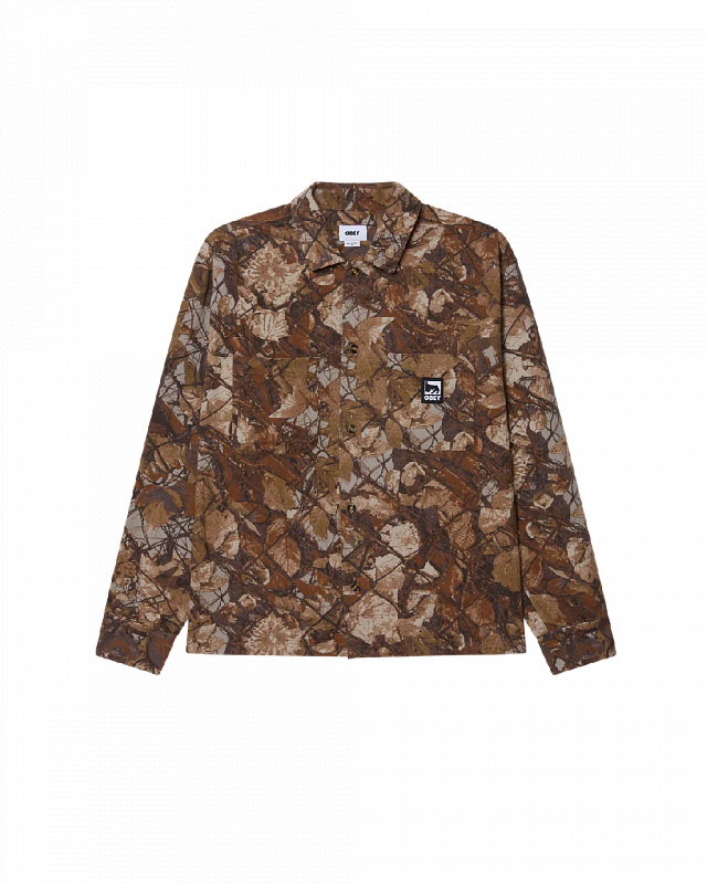Рубашка OBEY FENCE CAMO WOVEN FENCE CAMO MULTI