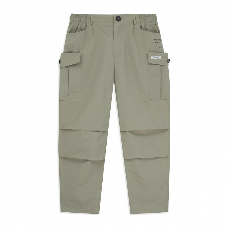 Брюки RICE BASIC CARGO PANTS TASLAN GREY-GREEN