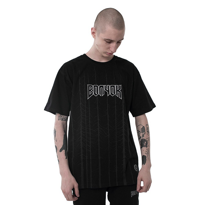 Футболка Волчок «Лес» черный Ф0301Ч