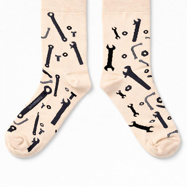 Носки ЗАПОРОЖЕЦ Инструменты (Бежевый(Бежевый)