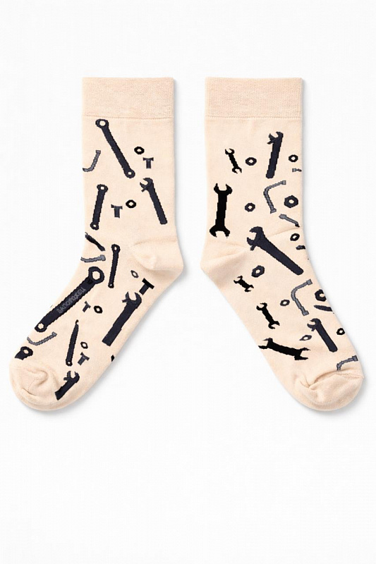 Носки ЗАПОРОЖЕЦ Инструменты (Бежевый(Бежевый)
