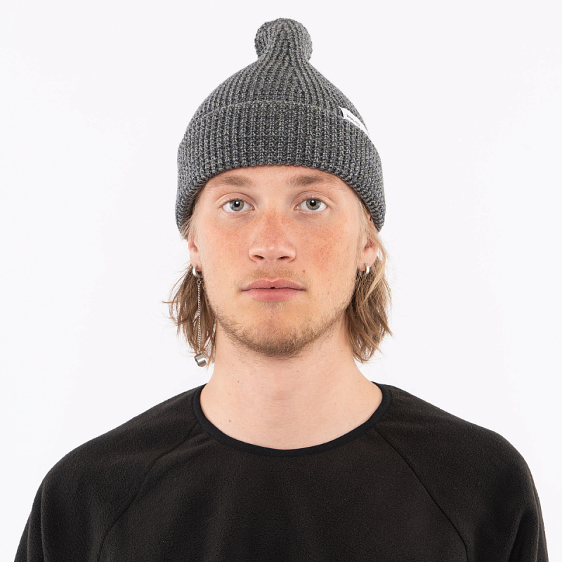 Шапка ЯКОРЬ МПА Вафелька серо-серая