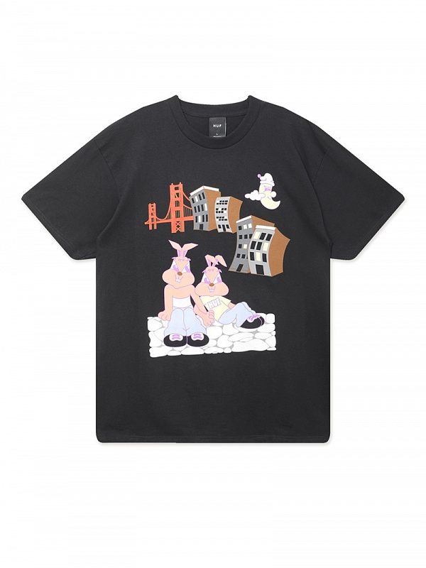 Футболка HUF BAE VIEW S/S TEE BLACK