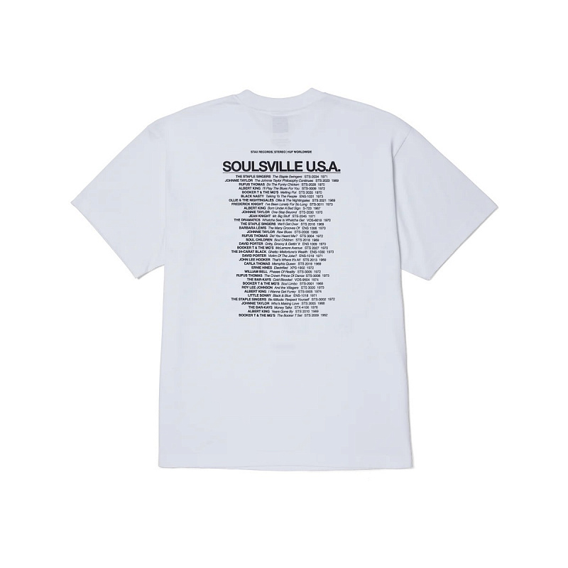 Футболка HUF SOULSVILLE USA S/S TEE WHITE
