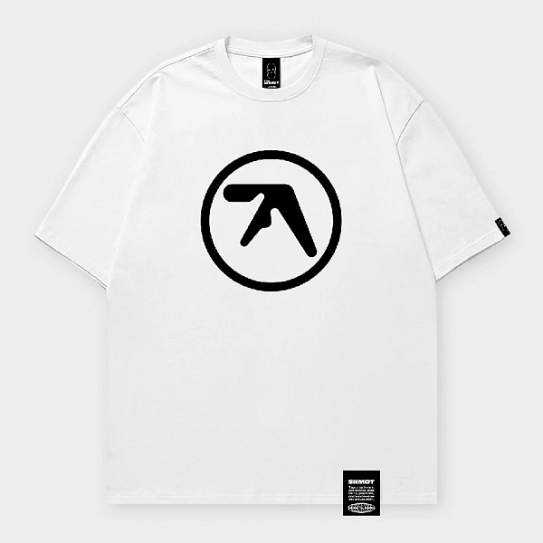 Футболка SHMOT "APHEX TWIN" MONO белый