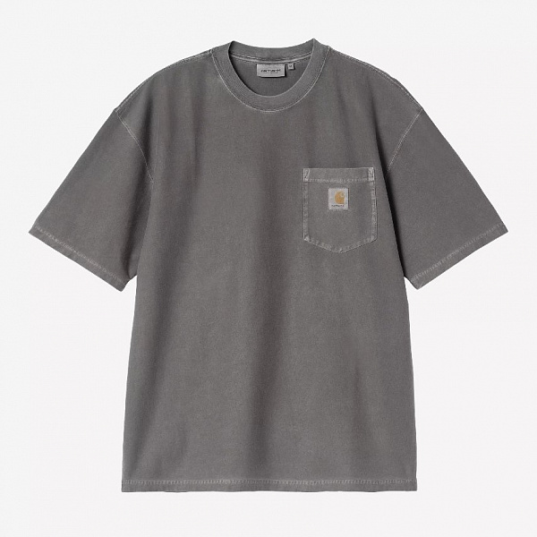 Футболка CARHARTT WIP S/S Loose Pocket T-Shirt BLACK (GARMENT DYED)