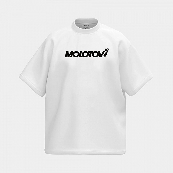Футболка MOLOTOV OG Big Logo SS'25 White Белый