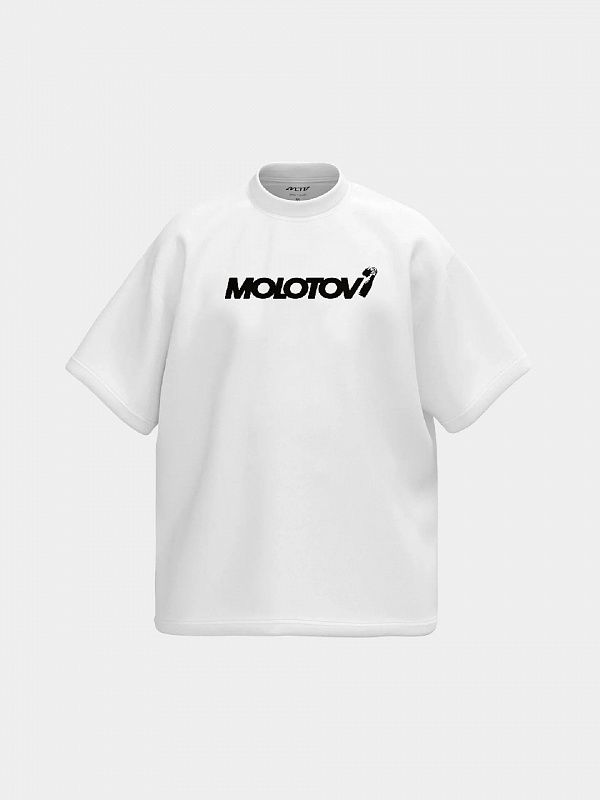 Футболка MOLOTOV OG Big Logo SS'25 White Белый