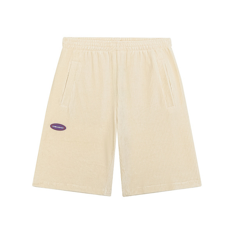 Шорты YMKA SHIX велюровые белый