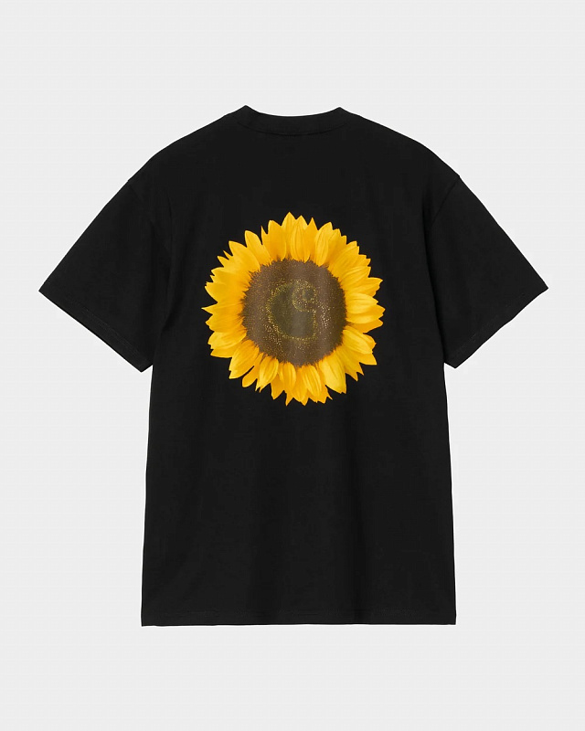 Футболка CARHARTT WIP S/S Sunflower T-Shirt BLACK