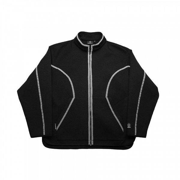 Толстовка THE BAD FRIENDS Scuba reflective strip jacket черный