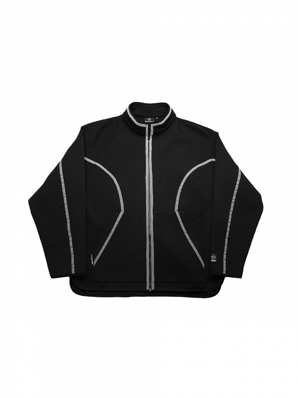 Толстовка THE BAD FRIENDS Scuba reflective strip jacket черный
