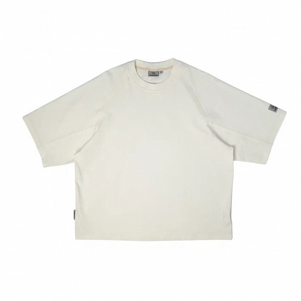 Футболка THE BAD FRIENDS Basic left sleeve logo raglan 280гр экрю