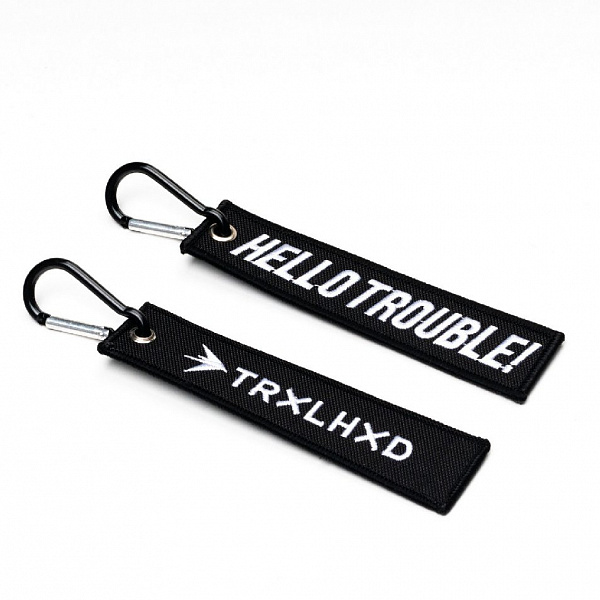 Брелок TRAILHEAD "HELLO" Черный