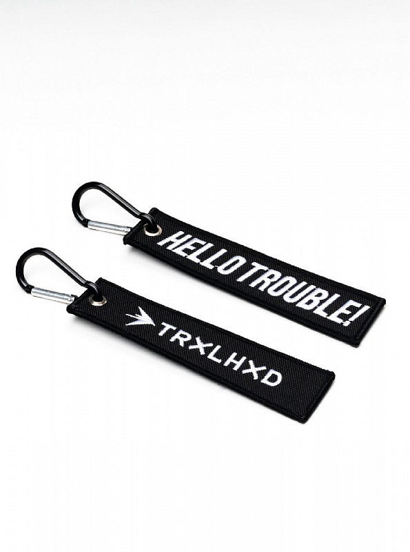 Брелок TRAILHEAD "HELLO" Черный
