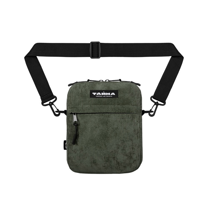 Сумка через плечо Тайна SHOULDER BAG M Хаки-серый ВЕЛЬВЕТ