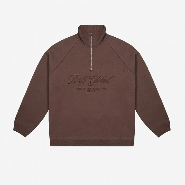 Толстовка на молнии RUFF Кофейный