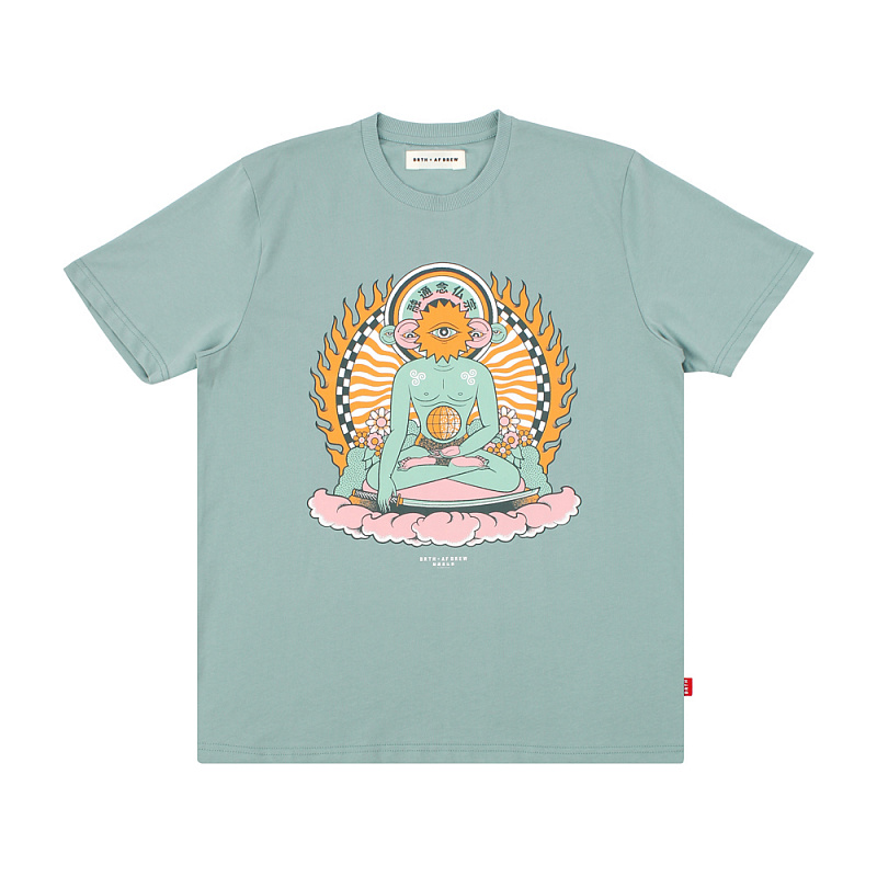Футболка BRTH x AF BREW Snow Mint