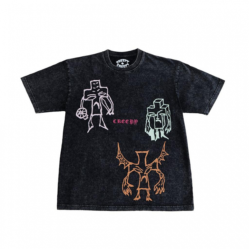 Футболка CREEPY CLOTHING "кресты"
