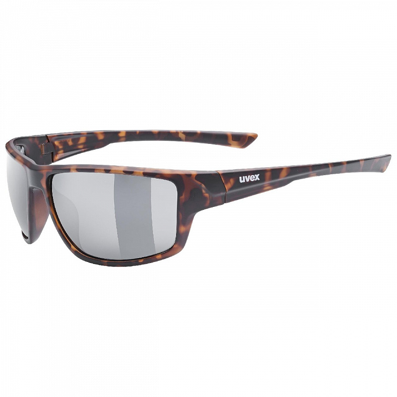 Очки солнцезащитные UVEX sportstyle 230 havanna mat/ltm.sil коричневый матовый/серебристый