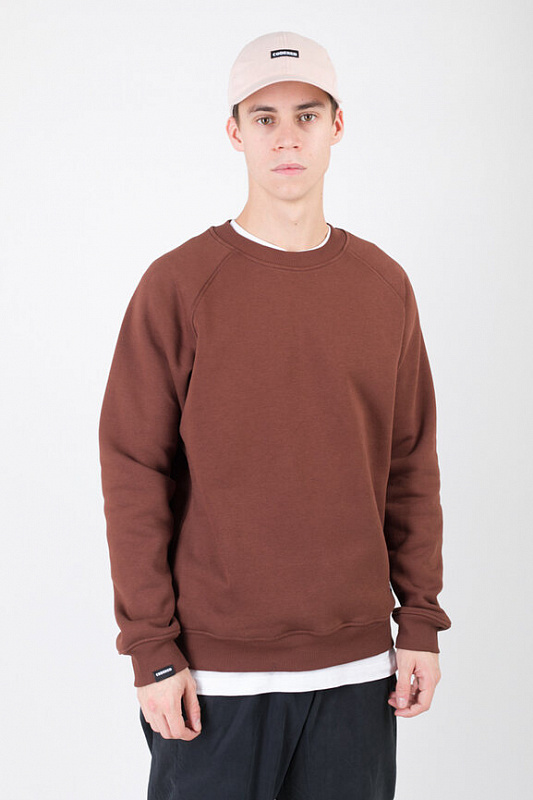 Толстовка крюнек CODERED Firm Коричневый