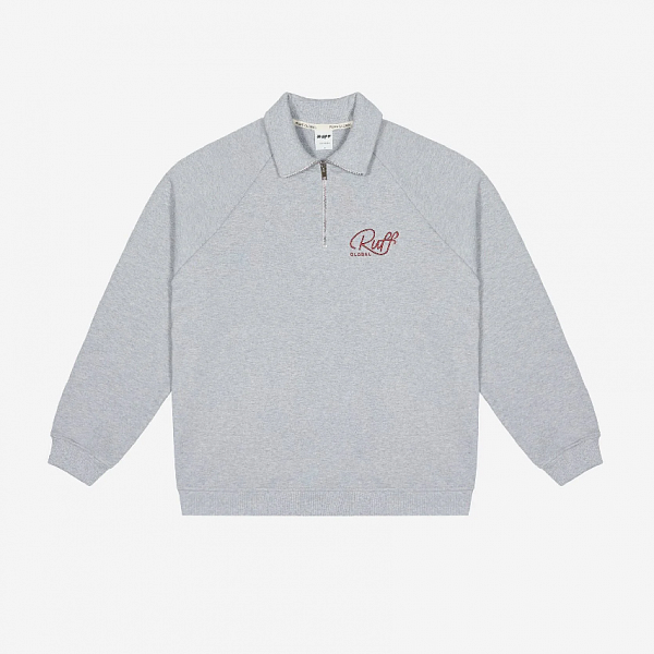 Толстовка RUFF Halfzip Sport Jacket Grey Melange