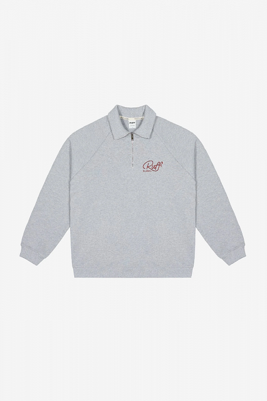 Толстовка RUFF Halfzip Sport Jacket Grey Melange