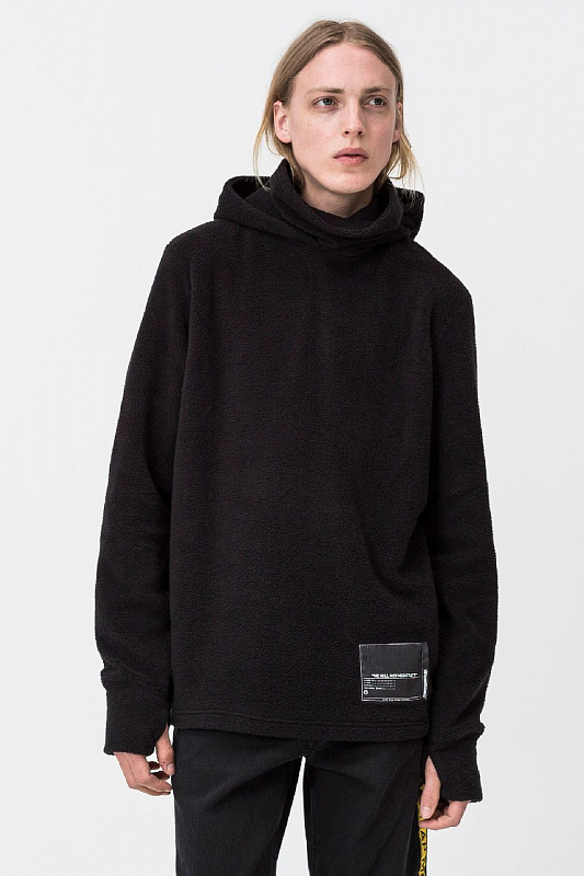 Толстовка с капюшоном Мужская Cheap Monday Scope hood BLACK