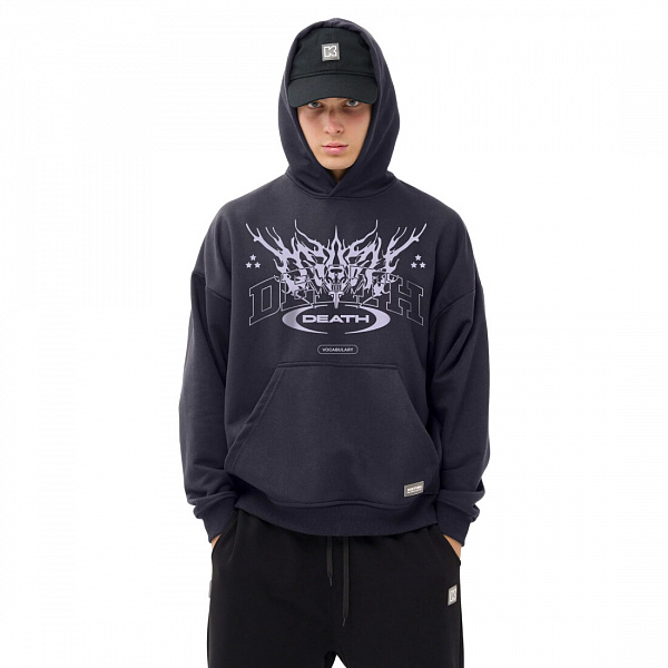 Худи KUL'TURA oversize "DEATH" фуме