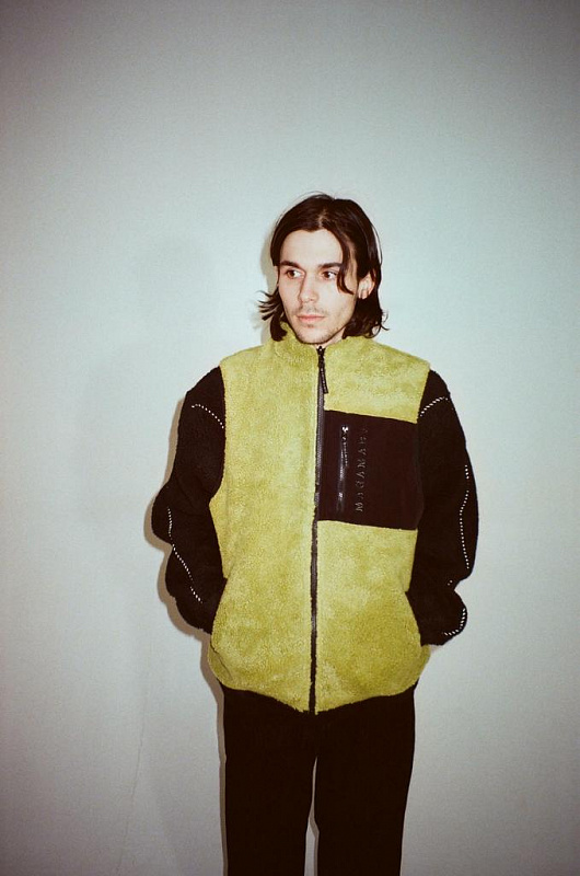 Жилет MAGAMAEV Reversible fleece vest olive
