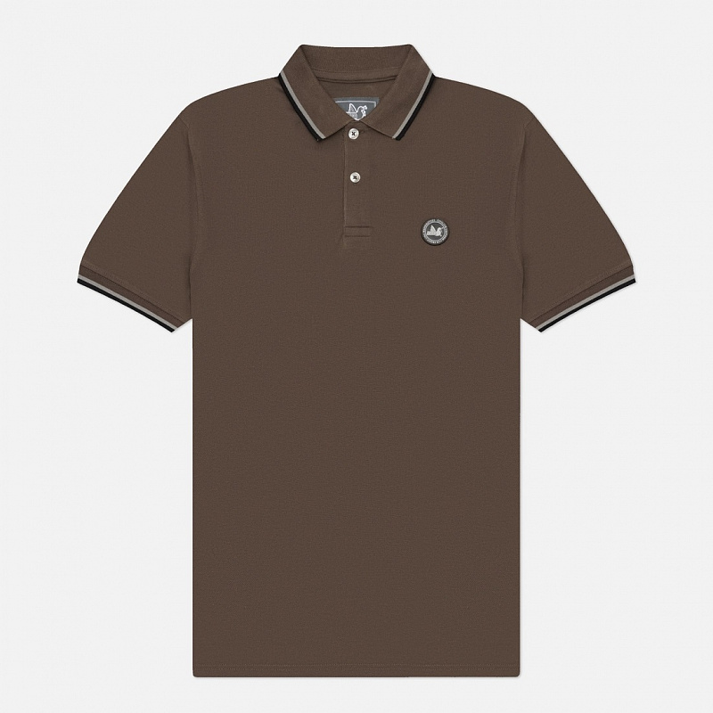 Поло PEACEFUL HOOLIGAN Victoria Polo цвет TARMAC GREY
