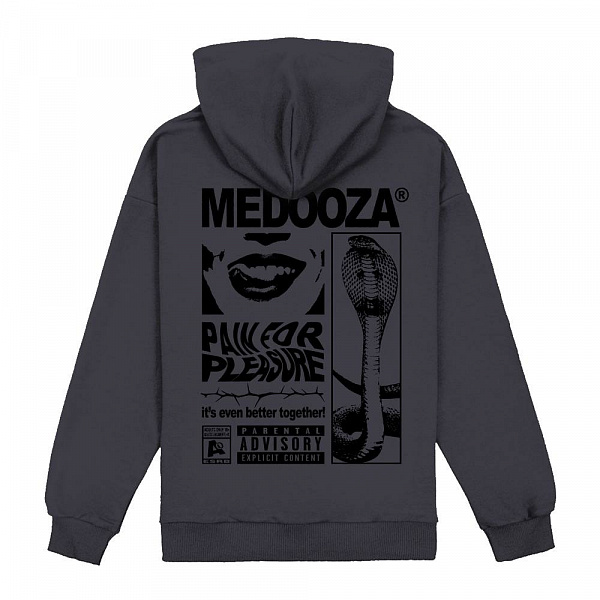 Худи MEDOOZA "Pleasure" темно-серый