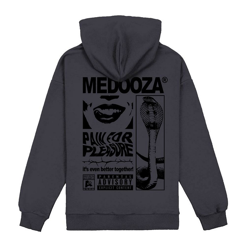 Худи MEDOOZA "Pleasure" темно-серый