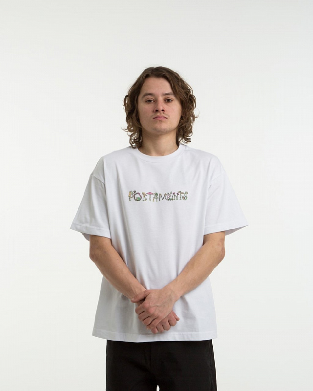 Футболка Postaments "Shrooms" White